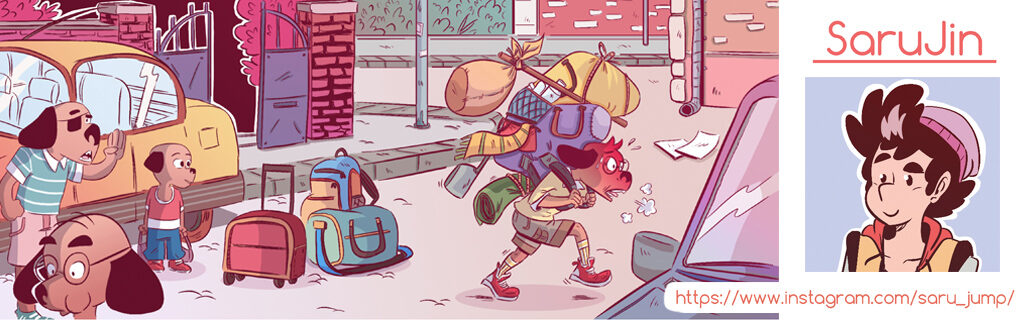 SaruJin Illustrateur // Bd
